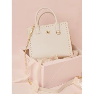 トートバッグ 「限定カラー」リボンカシメトートバッグ レディース