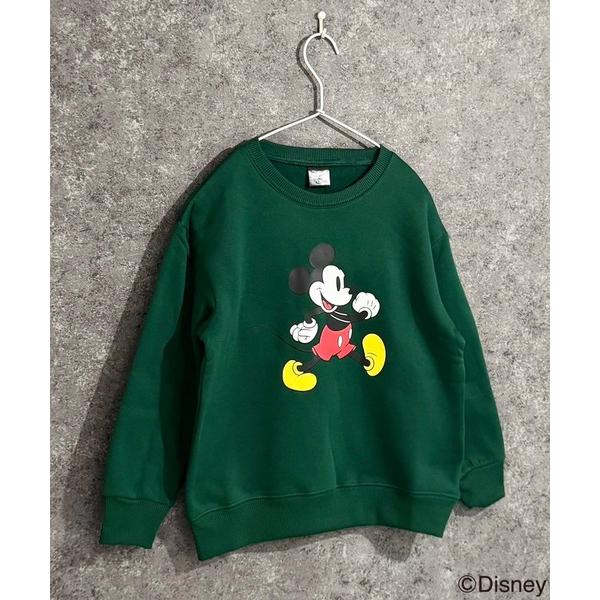 トレーナー  「Disney/ディズニー」MICKEY ミッキーマウス 裏起毛 オーバーサイズ トレ...