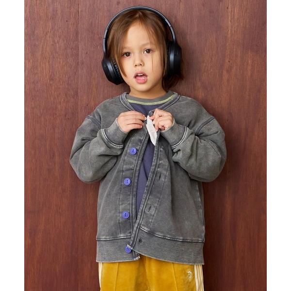 カーディガン ウラケミリタリーカーディガン キッズ 子供服 男の子 女の子