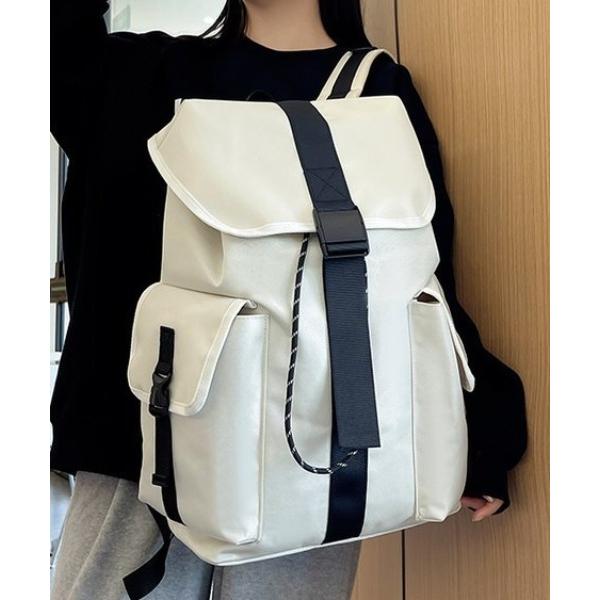 デイバック リュック AxisShift大容量バックルデザインバックパック メンズ レディース