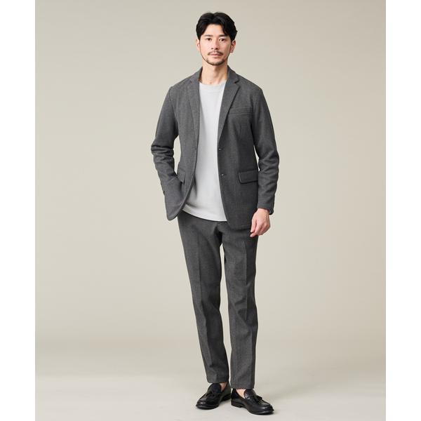 セットアップ 「上下2点SET/WEB限定」ヘリンボーン ジャガード ニットセットアップ / スーツ...