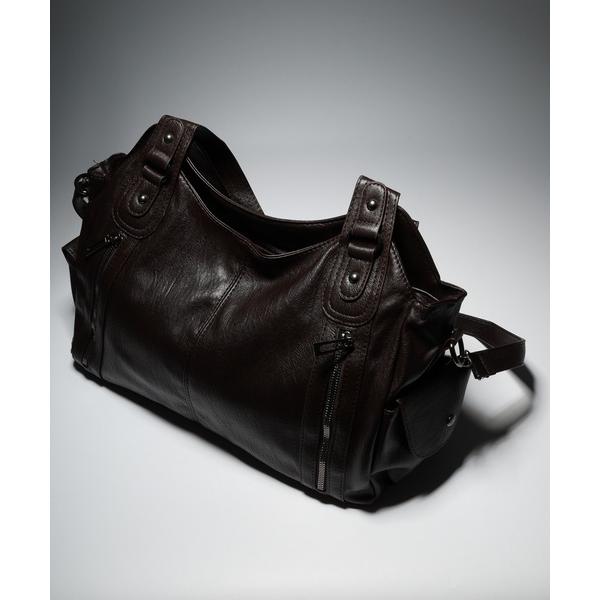 トートバッグ 2WAY 大容量フェイクレザー トートバッグ メンズ レディース