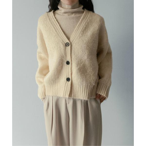 カーディガン 「on:nue」ボリュームモヘアニットカーディガン レディース