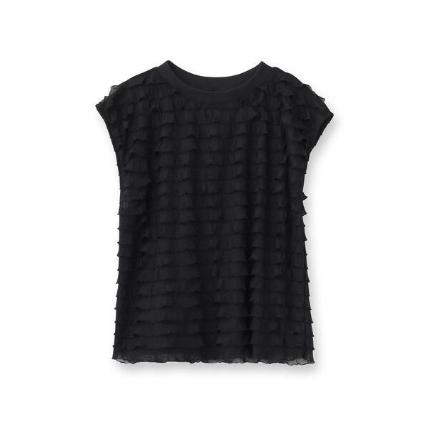 tシャツ PROVOKE（プロヴォーク）「別注」フリルフレンチスリーブトップス レディース
