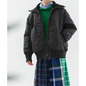 コート アウター スワンキルティングリバーシブルブルゾン レディース