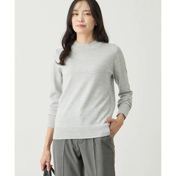 ニット セーター ラメリブハイネックニットプルオーバー「洗える・大きいサイズあり」 レディース