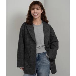 コート アウター classic check jacket「I_am × kimina」 / クラシックチェックジャケット レディース