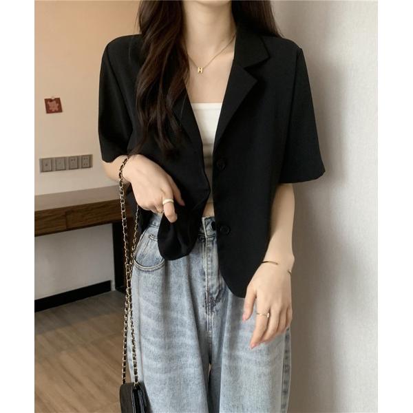 「by muni:r」 テーラードジャケット FREE ブラック レディース