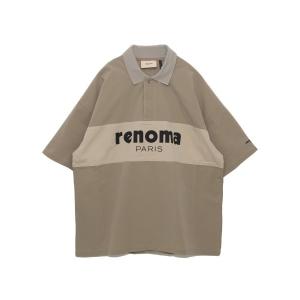 「renoma PARIS」 半袖シャツ M ベージュ メンズ