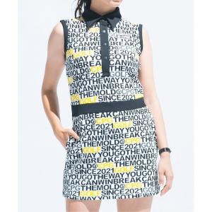 「CPG GOLF」 ノースリーブワンピース SMALL ブラック レディース