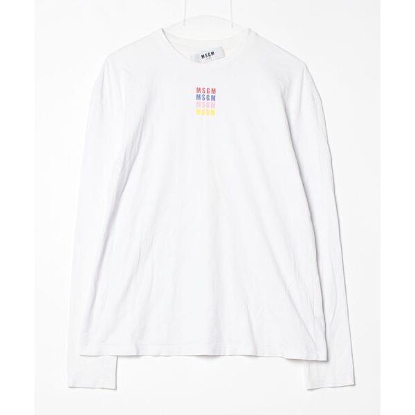 「MSGM」 半袖Tシャツ S ホワイト レディース