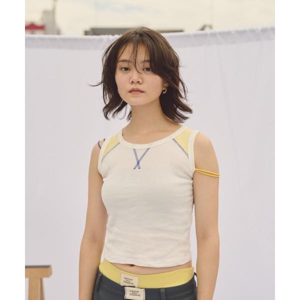 「common gull products.」 ノースリーブトップス フリー オフホワイト レディー...