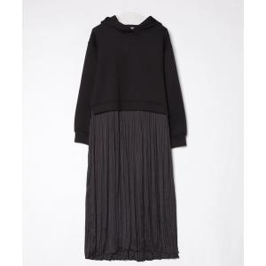 「haco!」 ドッキングワンピース MEDIUM ブラック レディース