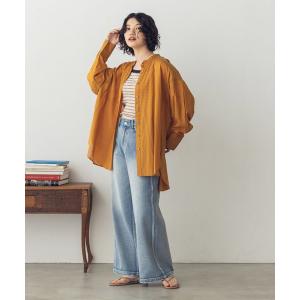 「lil nina」 長袖ブラウス FREE イエロー レディース