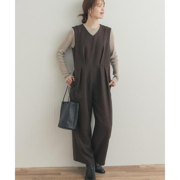 ワンピース Vネックオールインワン