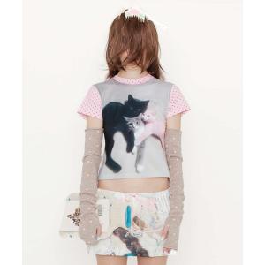 tシャツ KITTEN TRIO T-SHIRT レディース