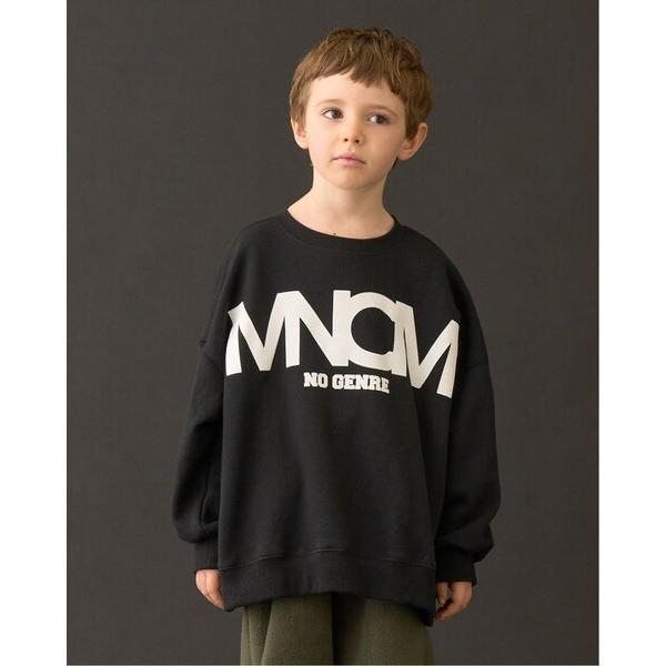 トレーナー 「MNCM」「毛玉バイバイ裏起毛」フロッキープリントビッグスウェット キッズ 子供服 男...