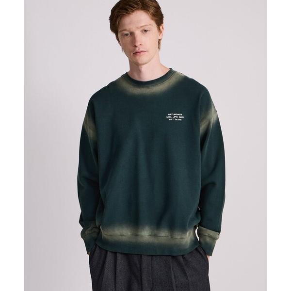 トレーナー スウェット Ari Relaxed Faded Dye Sweatshirt メンズ