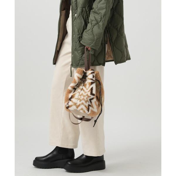ハンドバッグ 「PENDLETON(ペンドルトン)」巾着ボアバック