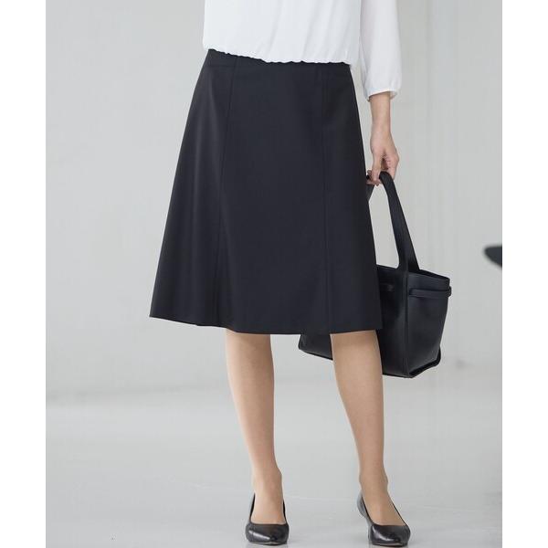 スカート ファインネスウール フレア スカート