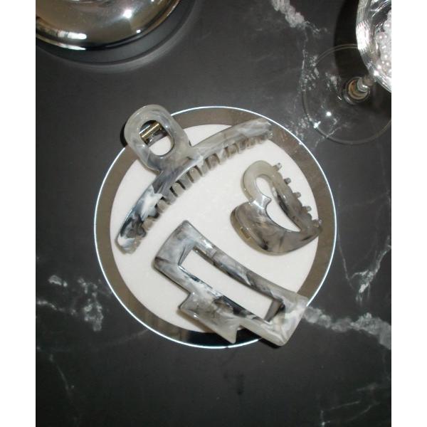 ヘアクリップ マーブルヘアクリップ