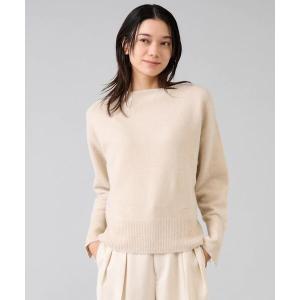 ニット セーター 「定番」フォックスウールボートネックニット レディース