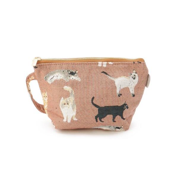 ポーチ FH ジャカードポーチ メニーキャット レディース