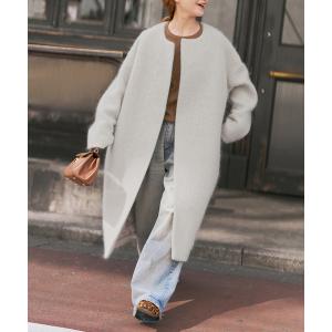 コート アウター シャギーコクーンコート レディース