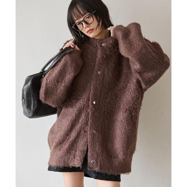 カーディガン 「UNISEX」ブークレーキモウカーディガン レディース メンズ