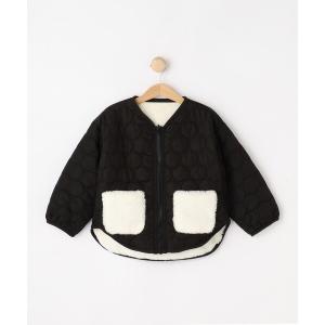 mezzo piano junior メゾピアノジュニア ビッグカラーフェイクファー