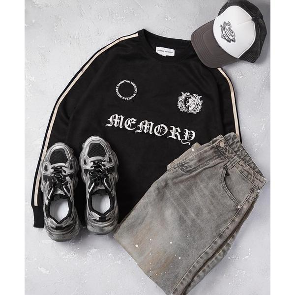 トレーナー スウェット 「MEMORY」フェイクスエード ゲームシャツ / Faux Suede G...