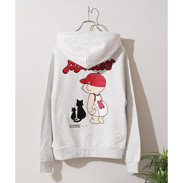 パーカー 「MEMORY」ヘビーウェイト 黒猫バブチャンプルパーカー / Black Cat Bub...