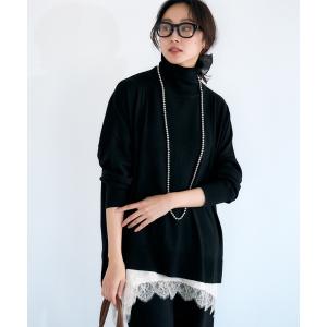 ニット セーター ハイネックポンチョニット/611690 レディース