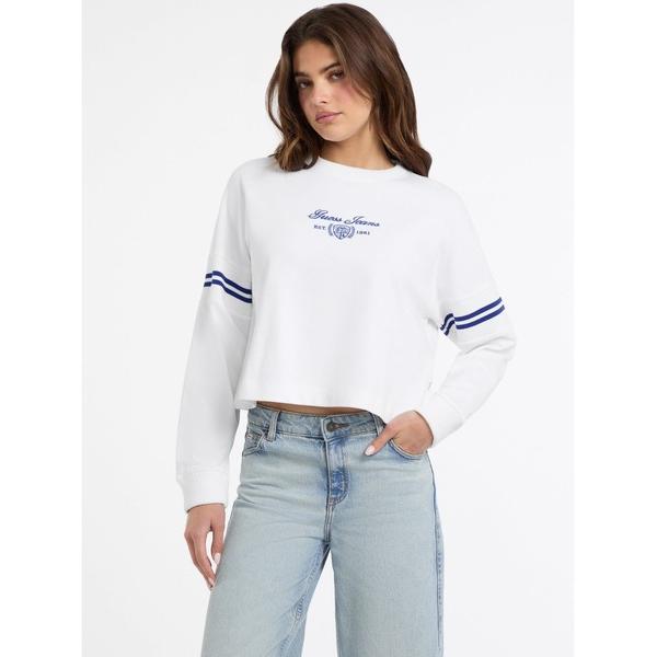 トレーナー スウェット GUESS JEANS Long Sleeves Rib Crew Neck...