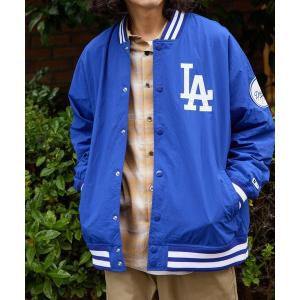 スタジャン MLB/エムエルビー STANDARD LOGO JACKET ロゴジャケット ナイロン スタジャン メンズ レディース