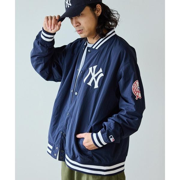 スタジャン MLB/エムエルビー STANDARD LOGO JACKET ロゴジャケット ナイロン...
