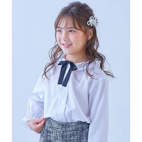 ブラウス シャツ フォーマル 襟がえらべる デザインブラウス キッズ 子供服 女の子