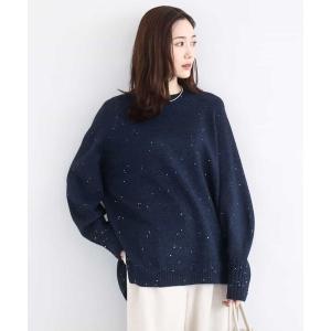 ニット セーター ミニスパンコールキラキラニット/洗える レディース