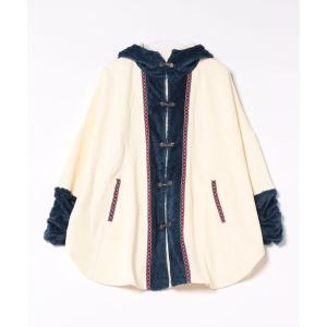 コート アウター 「チャイハネ」カラカパフードジャケット レディース