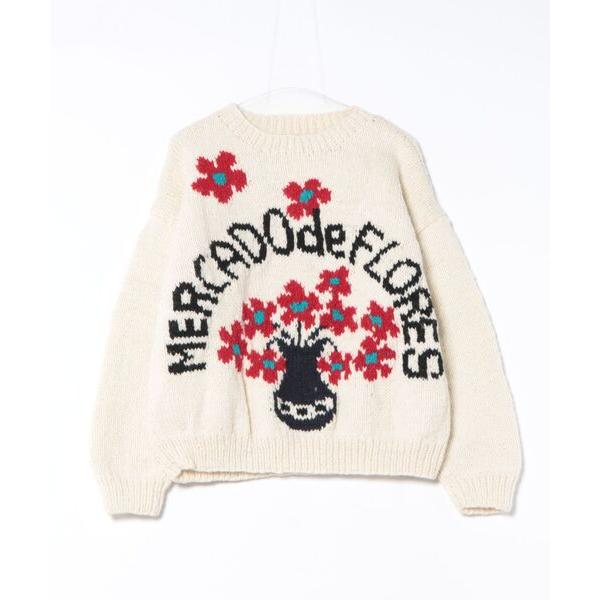 ニット セーター 「チャイハネ」メルデフ手編みニットプルオーバー レディース