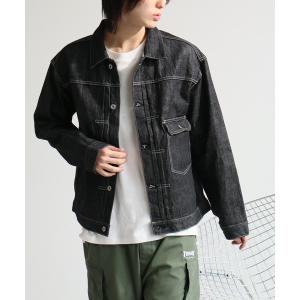 デニムジャケット gジャン 「HOUSTON/ヒューストン」TYPE-1 DENIM JACKET T-BACK/タイプ1デニムジャケット Tバック