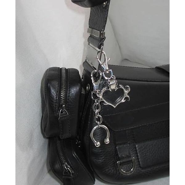 キーホルダー シルバーリングバッグキーホルダー