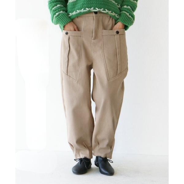 パンツ 寒い日に穿く裏起毛パンツ レディース