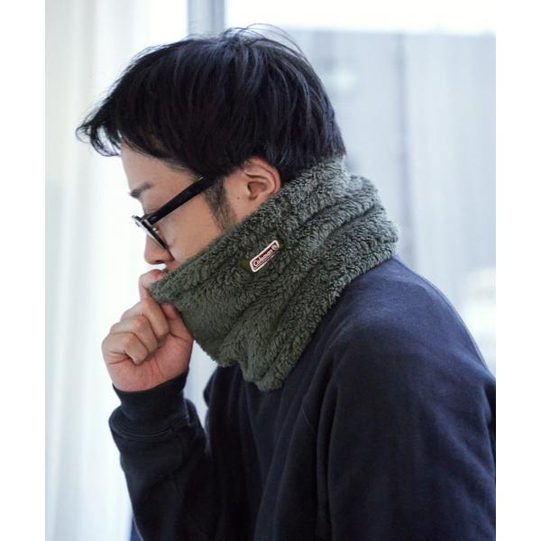 マフラー Coleman ボアネックウォーマー メンズ