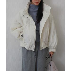 ダウンコート ダウンジャケット 「高機能中綿」サーモアリーナ (THERMO ARENA)蓄熱ボリュームショートブルゾン 通勤 / 大人カジュアル /