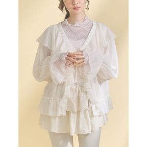 merry jenny（メリージェニー） カーディガン 入学式 flowerレース