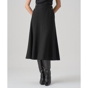 スカート 裏起毛ツイルマーメイド スカート