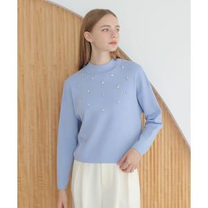 ANAYI 2025SSフルールプルオーバー ハイネックアソートカラーニットプルオーバー｜WOMEN｜250HAB70-127B