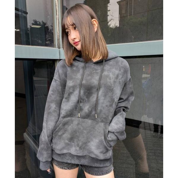 パーカー A'GEM/9 × .kom 「.KOM/ドットケーオーエム」くすみウォッシュ オーバーサ...