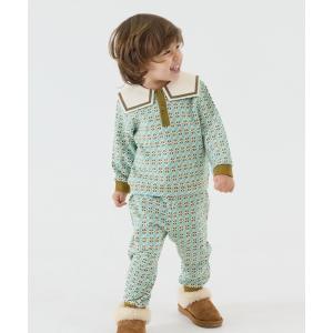 セットアップ 「セットアップ」クローバージャカードト長袖ップス＆パンツ キッズ 子供服 男の子 女の子